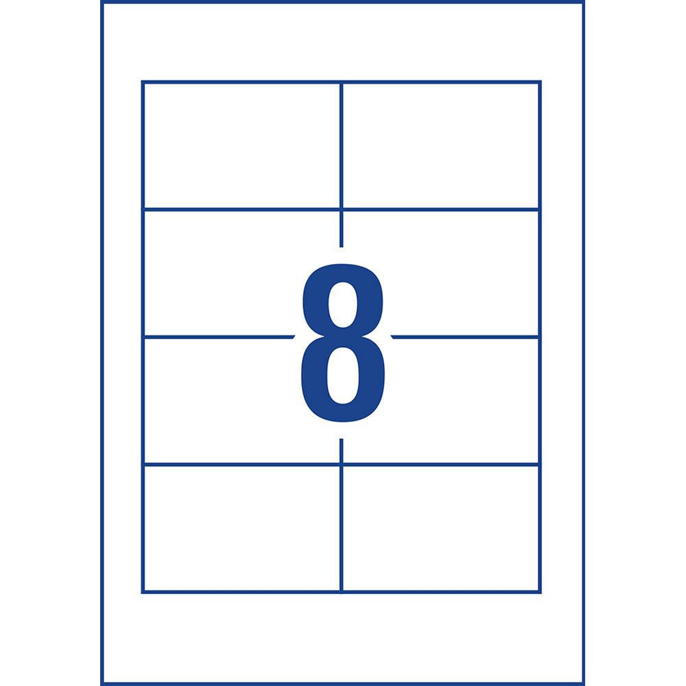 Avery Label L7418-25 Name Badge 86.5x55.5mm 25 Sheets - Cafe Supply