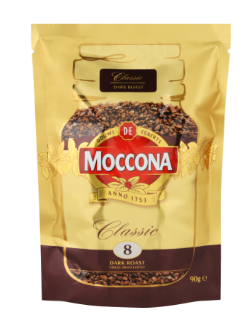 Moccona Classic Dark Roast Instant Freeze Dried Coffee Refill 90g - Cafe Supply