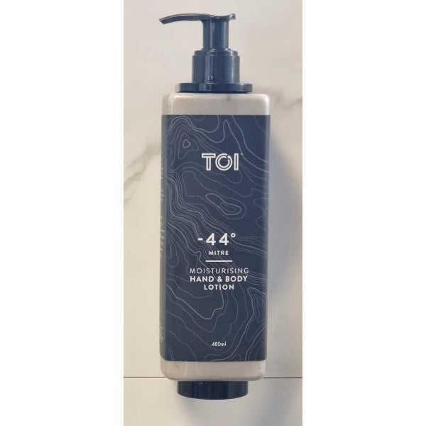 TOI 480ml Mitre Body Lotion Pump Bottle - Cafe Supply