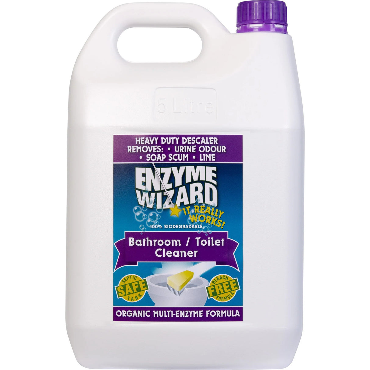 ENZYME WIZARD BATHROOM & TOILET CLEANER 5 LITRE - Cafe Supply