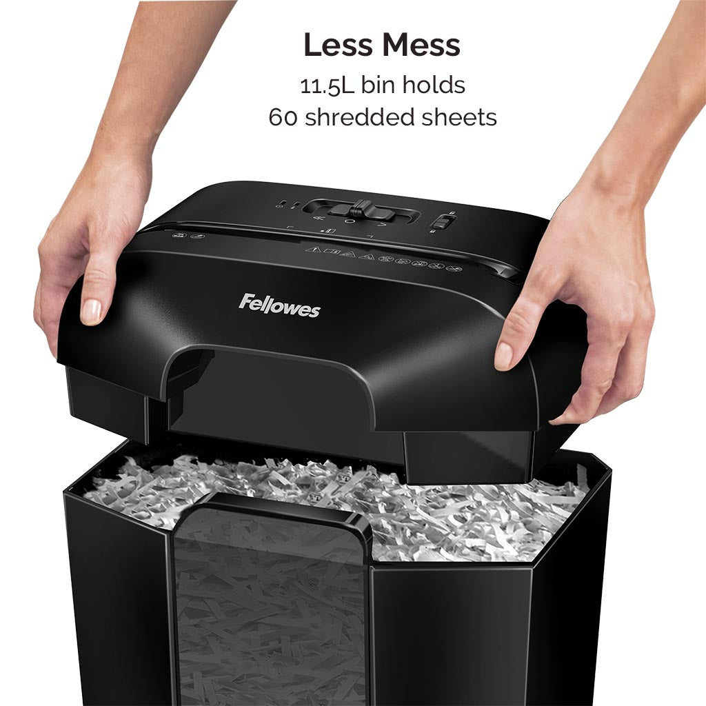 Fellowes Powershred LX10 Cross Cut Shredder - Cafe Supply