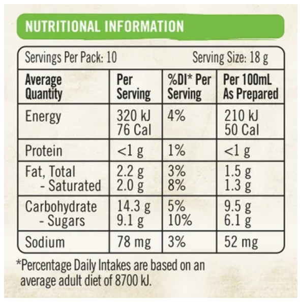 Nescafe Hazelnut Latte Coffee Sachets 10pk - Cafe Supply