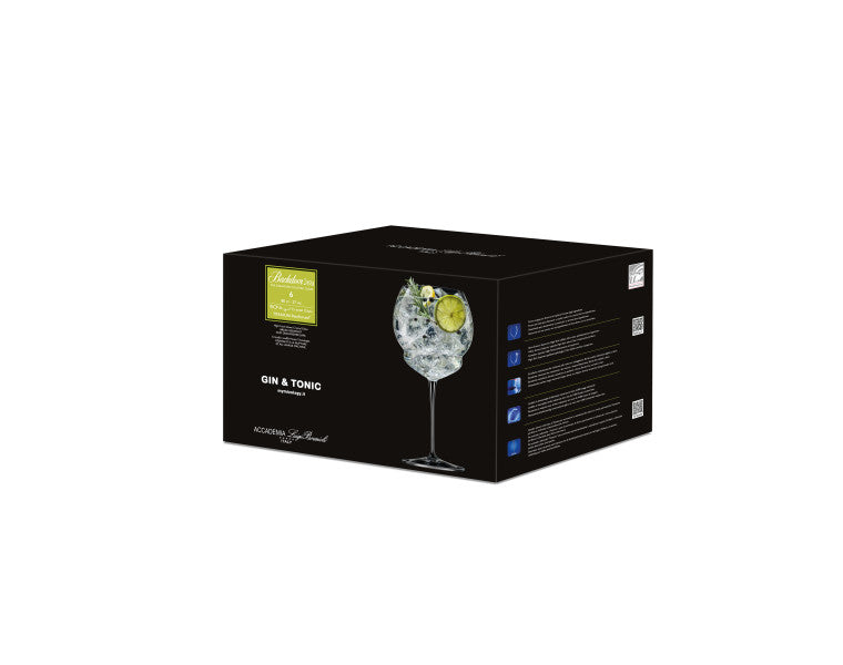 Luigi Bormioli Backdoor20s Gin & Tonic 800ml - Set 4 - Cafe Supply