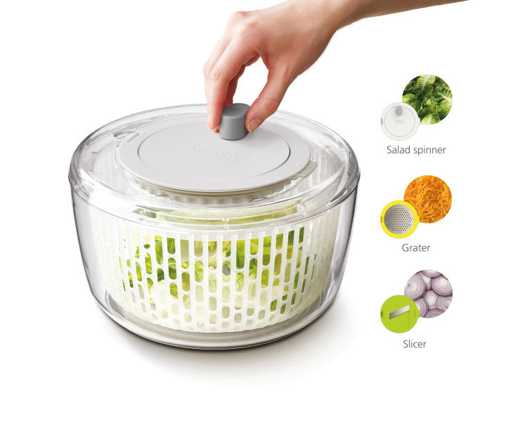 Joseph Joseph Duo 3pc Salad Preparation Set (Mcolor) - Cafe Supply