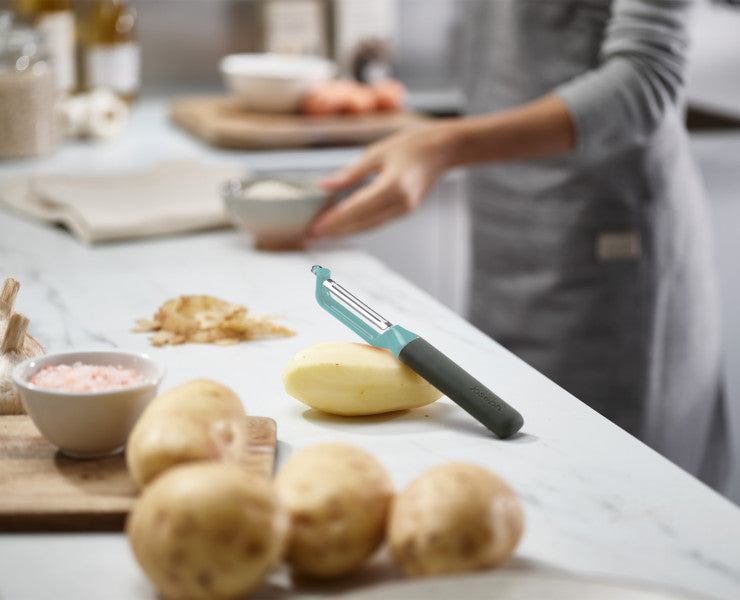 Joseph Joseph Duo Swivel Peeler (Opal) - Cafe Supply