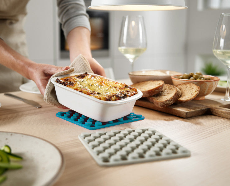 Joseph Joseph Duo 2pc Silicone Trivets (Opal/Stone) - Cafe Supply