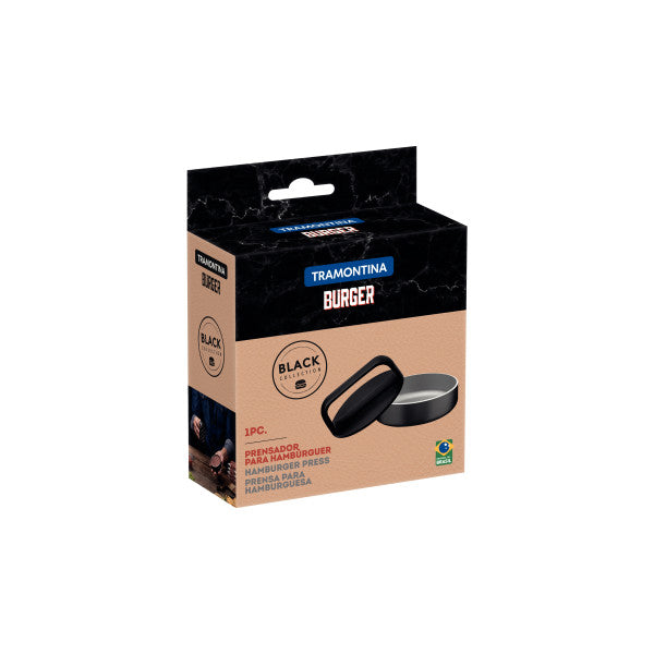 Tramontina Churrasco Black Barbecue Hamburger Press - Cafe Supply