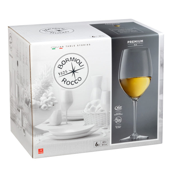 Bormioli Rocco Set 6 Premium Shiraz 600ml - Cafe Supply