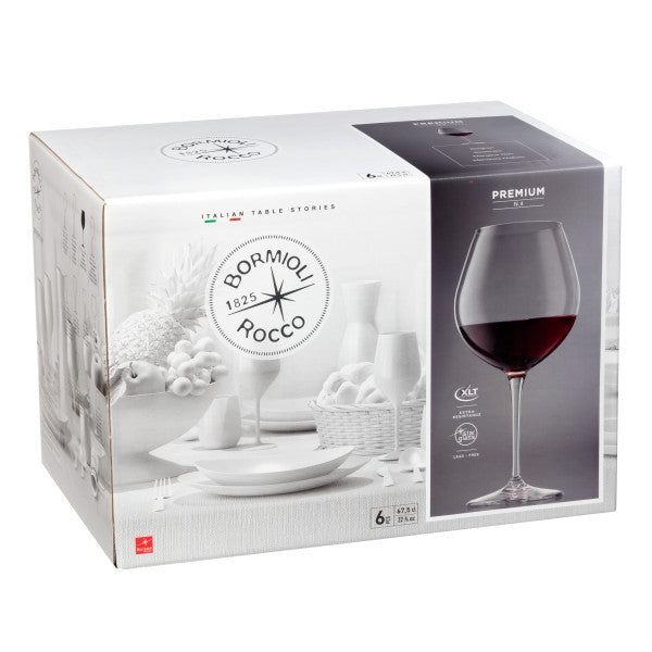 Bormioli Rocco Set 6 Premium Pinot 675ml - Cafe Supply