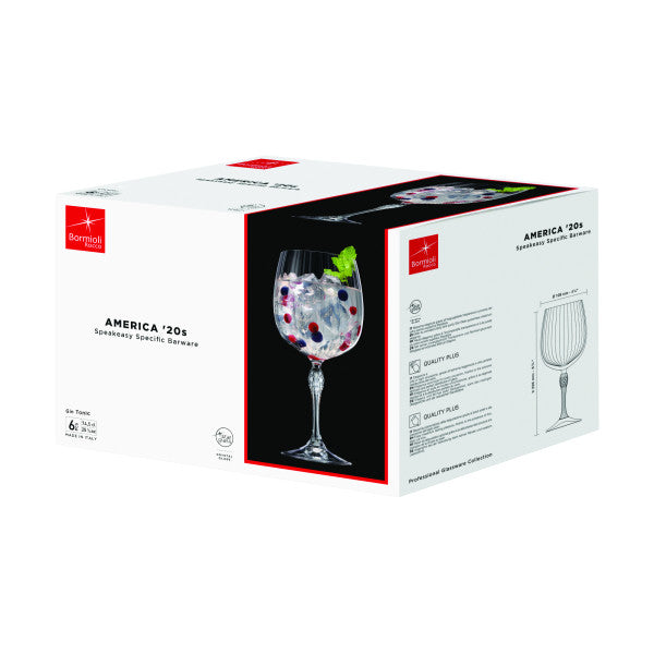 Bormioli Rocco America 20's Gin 750ml - Set 4 - Cafe Supply