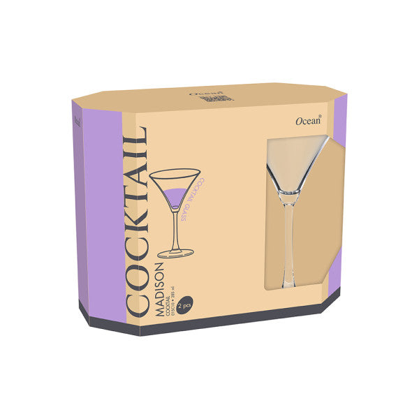 Ocean Eco Madison Cocktail Glass 285ml - Set 2 - Cafe Supply