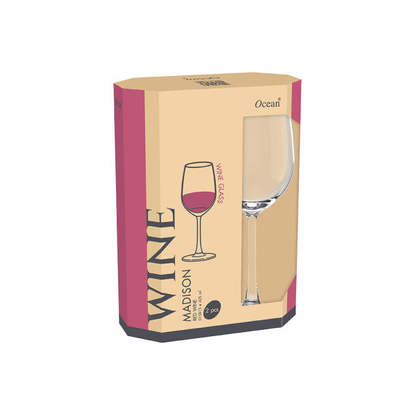 Ocean Eco Madison Red Wine Glass 425ml - Set 2 - Cafe Supply