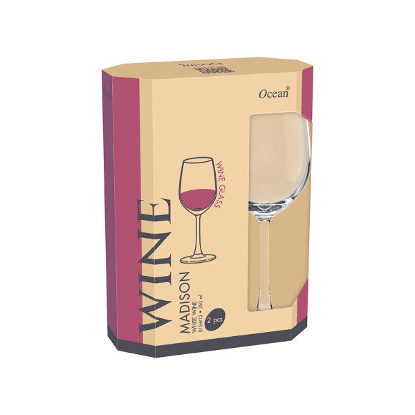 Ocean Eco Madison White Wine Glass 350ml - Set 2 - Cafe Supply