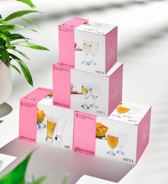 Pasabahce Glass4You Flute 190ml - Set 6 - Cafe Supply