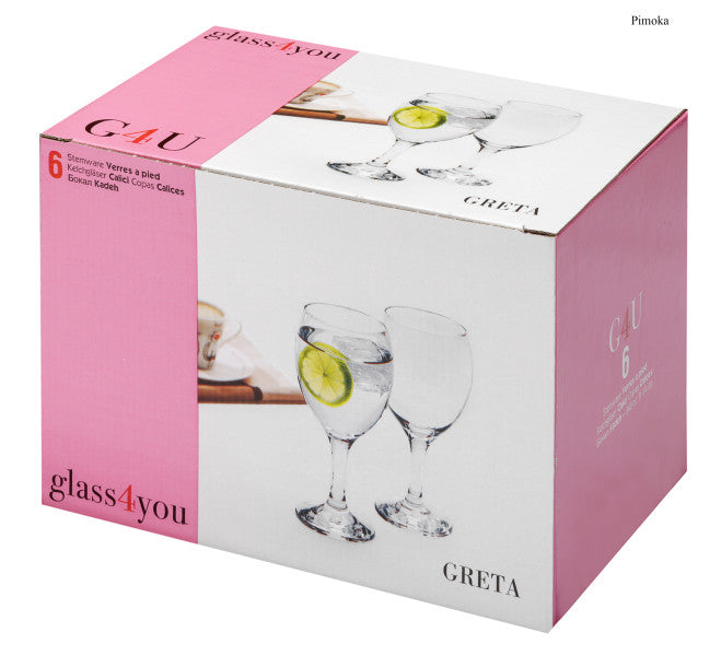 Pasabahce Glass4You Wine 340ml - Set 6 - Cafe Supply