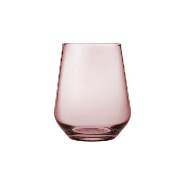 Pasabahce Allegra Old Fashioned 425ml Pink - Set 6 - Cafe Supply