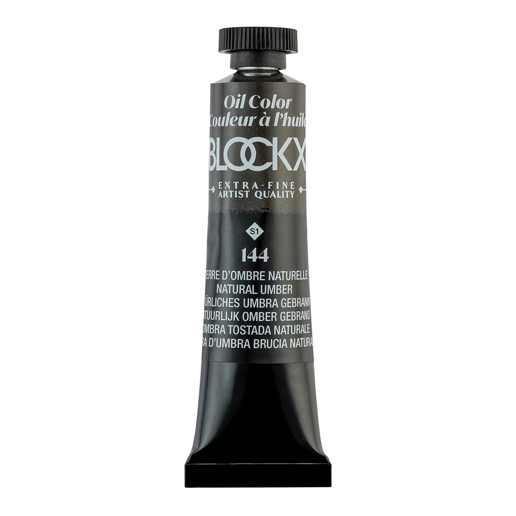 BLOCKX Oil Tube 20ml S1 144 Natural Umber - Cafe Supply
