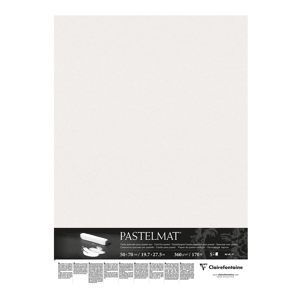Pastelmat Paper 50x70cm White, Pack of 5 - Cafe Supply