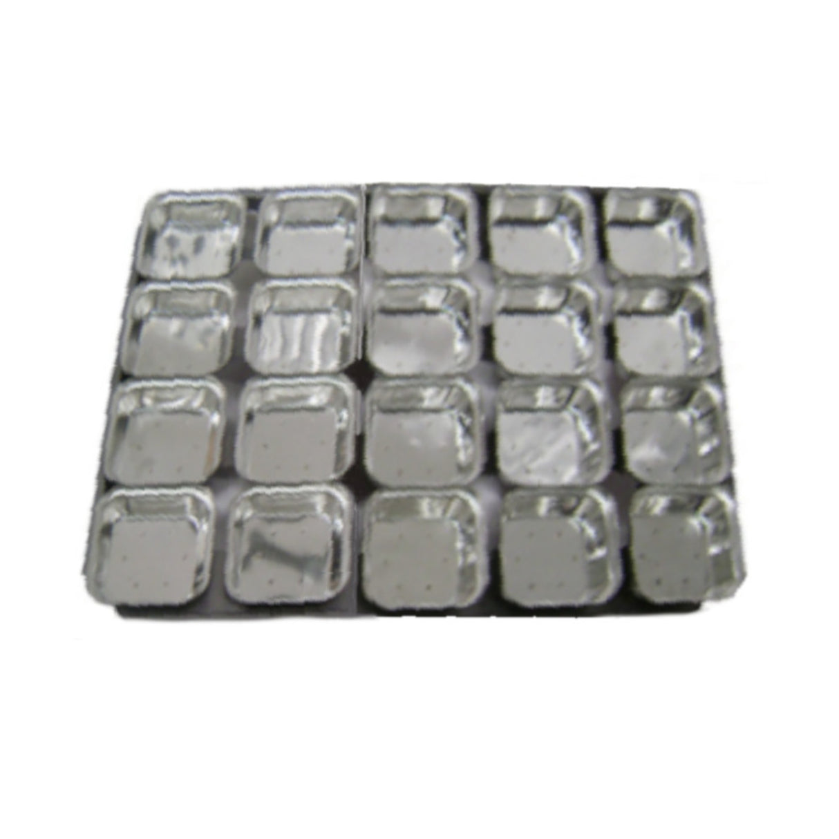 Palletized Pie Tins, (20) Square 108x27mm, Tray size 600x460mm - Cafe Supply