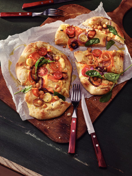 Tramontina Churrasco Steak Knife Polywood Traditional Steak Set Red 12pc - Cafe Supply