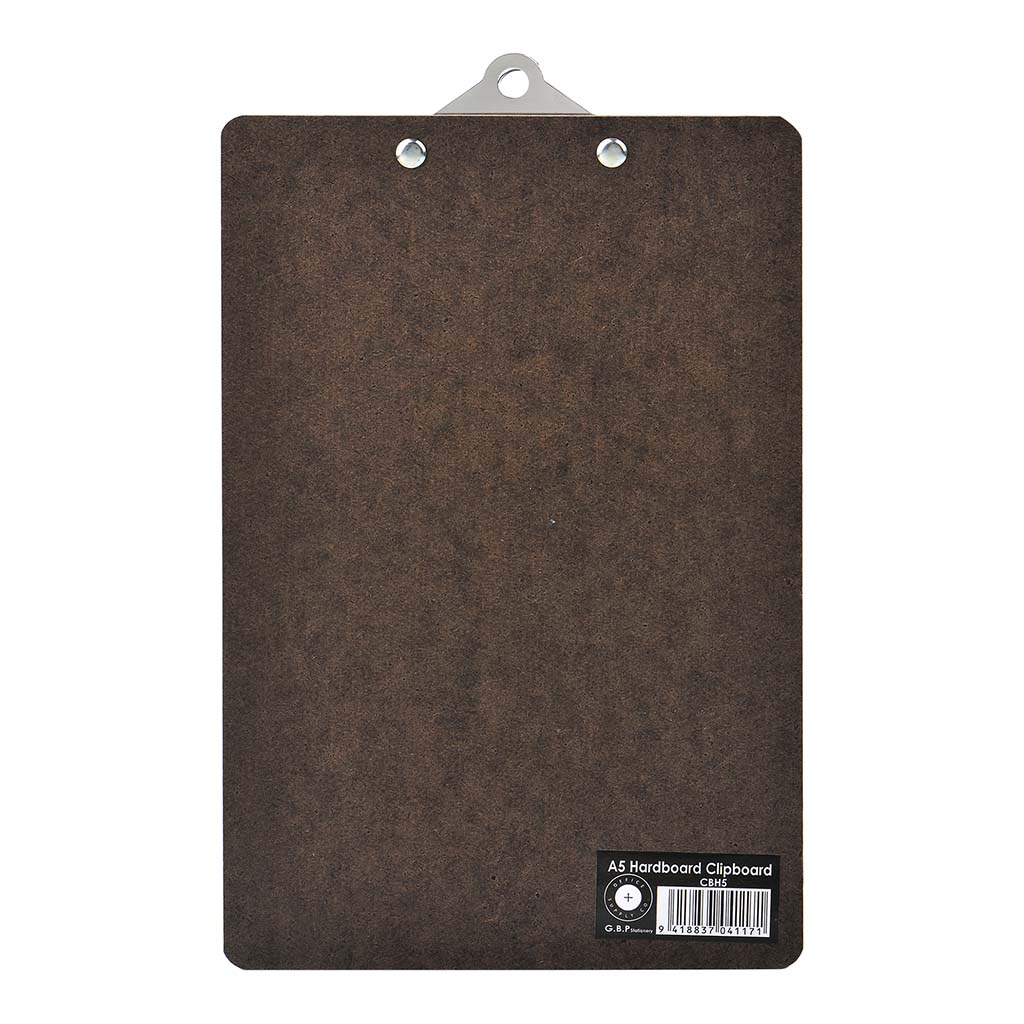 GBP Clipboard Hardboard A5 - Cafe Supply