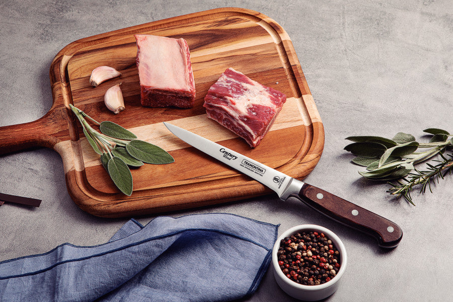 Tramontina Century Wood Boning Knife 6" 15cm - Cafe Supply