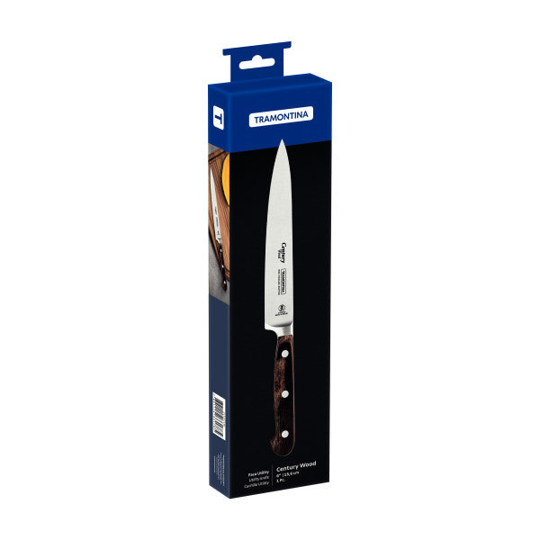 Tramontina Century Wood Utility Knife 6", 15cm - Cafe Supply
