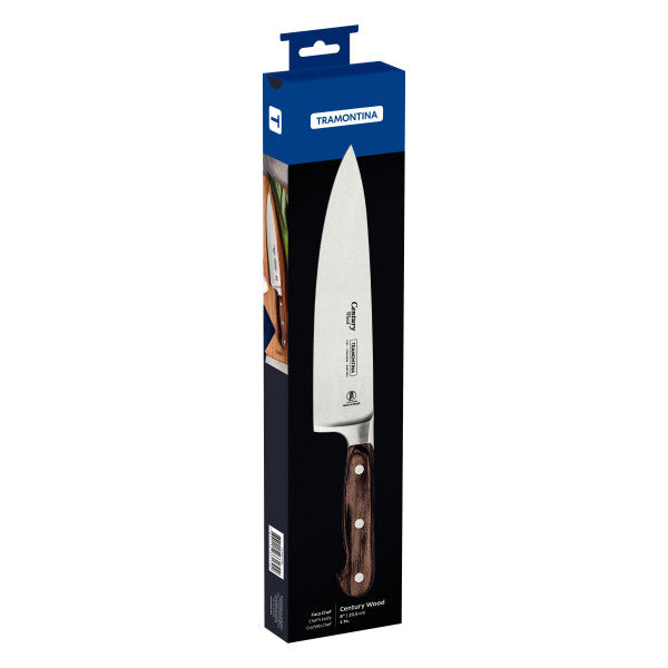 Tramontina Century Wood Chefs Knife 8", 20cm - Cafe Supply