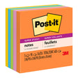 Post-it Super Sticky Notes 654-5SSAU 76x76mm Energy (Rio), Pack of 5 - Cafe Supply