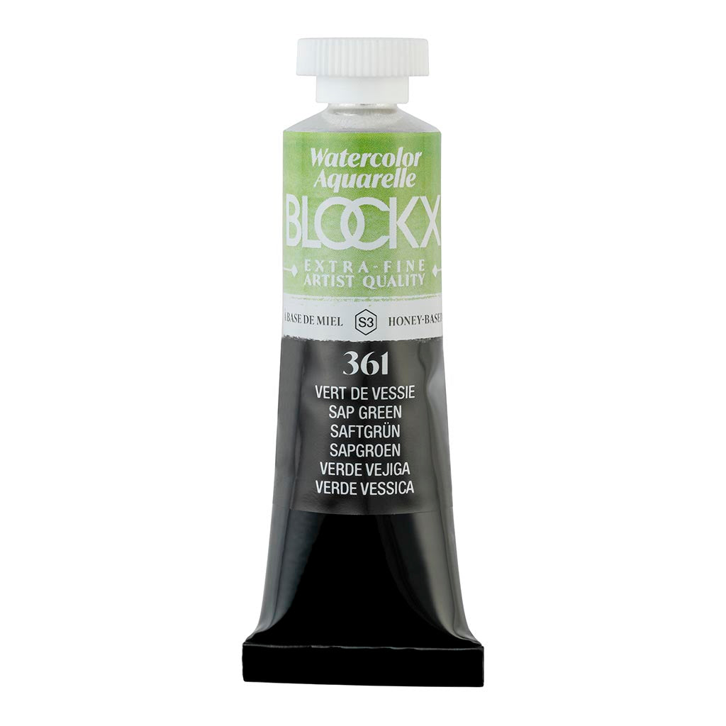 BLOCKX Watercolour Tube 15ml S3 361 Sap Green - Cafe Supply