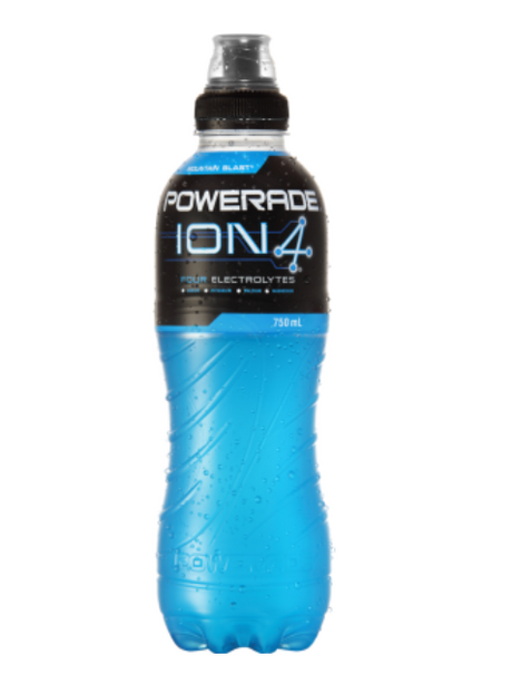 Powerade ION4 Mountain Blast Sports Drink 750ml - Cafe Supply