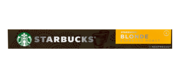 Starbucks Blonde Espresso Roast Capsules 10pk - Cafe Supply