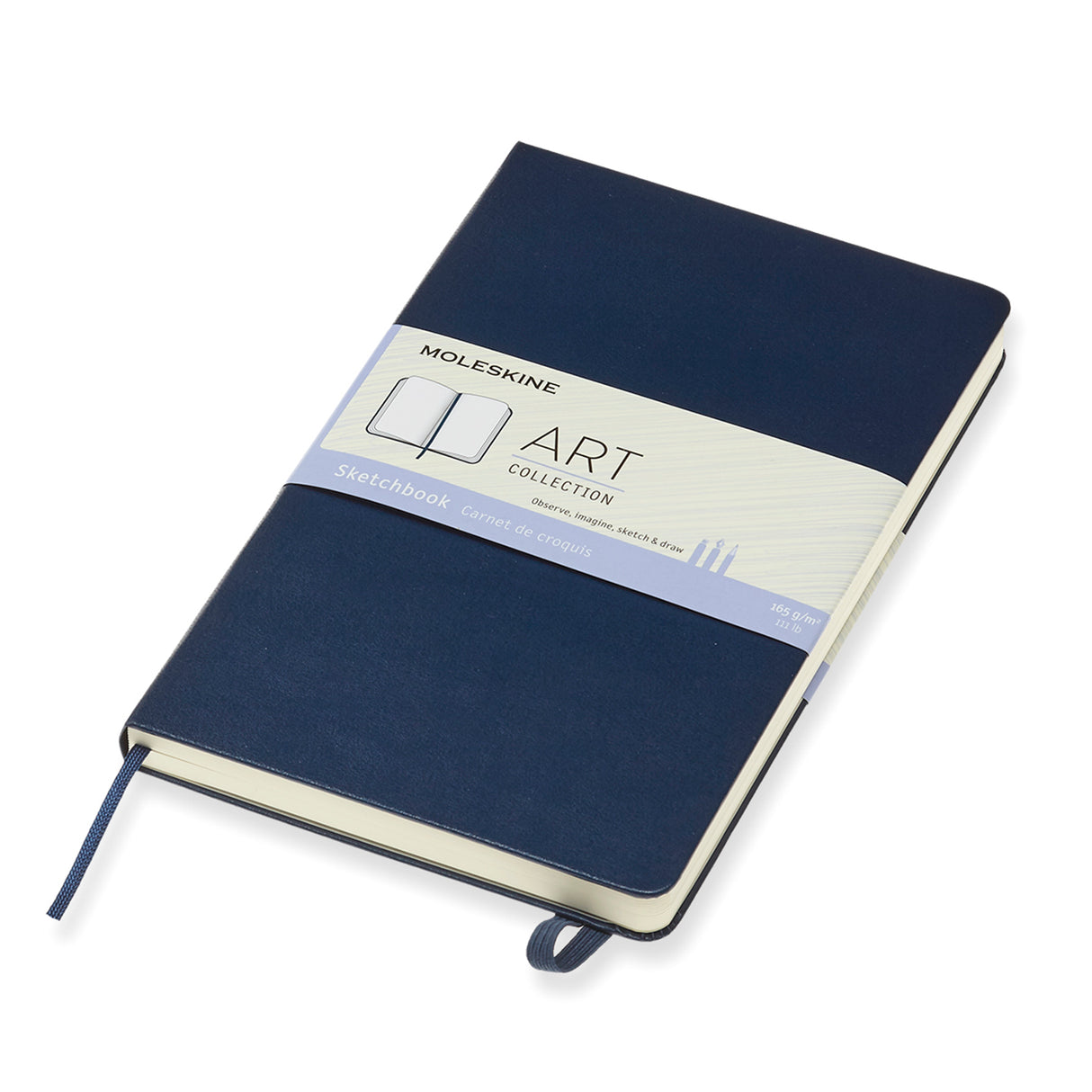 Moleskine Art Sketchbook Large Sapphire Blue - Cafe Supply