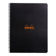 Rhodia Classic Notebook Spiral A4+ Lined Black - Cafe Supply