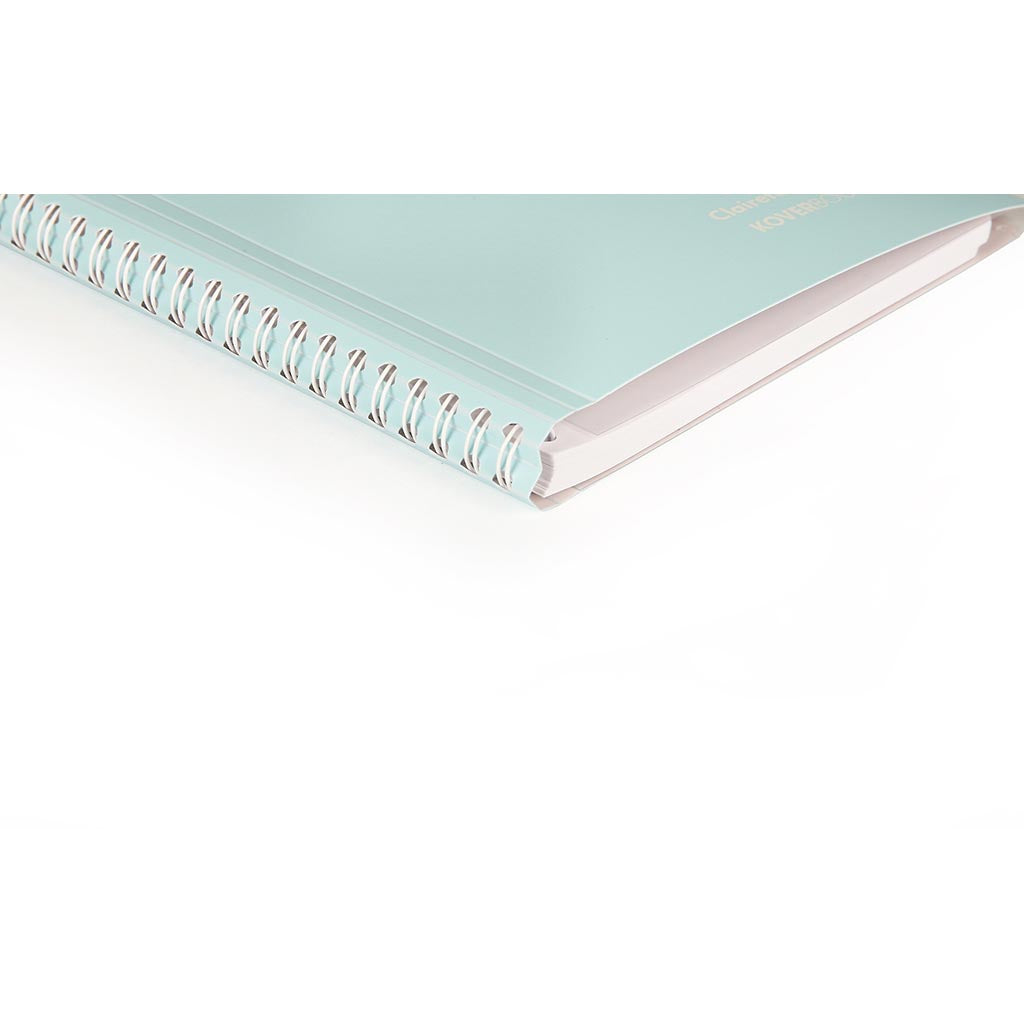 Koverbook Spiral Blush A5 Lined Mint - Cafe Supply