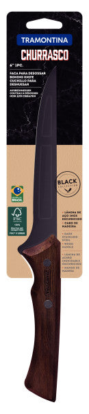 Tramontina Churrasco Black Collection Boning Knife 6", 15cm - Cafe Supply