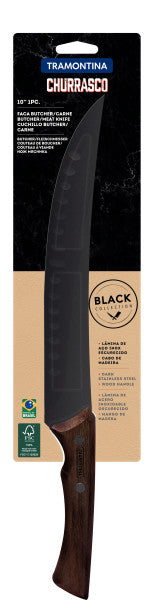 Tramontina Churrasco Black Collection Butcher Knife, 10", 25cm - Cafe Supply