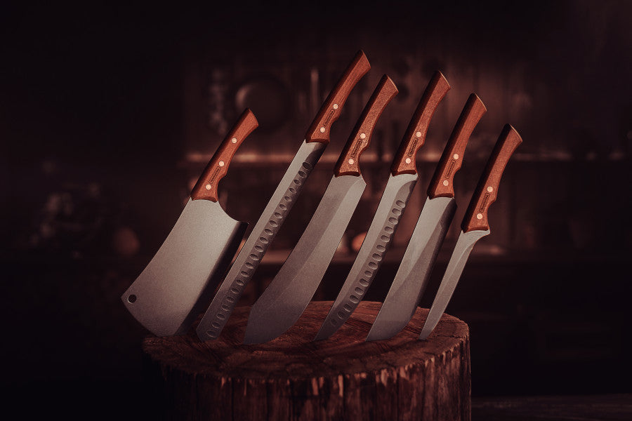 Tramontina Churrasco Black Collection Butcher Knife, 10", 25cm - Cafe Supply