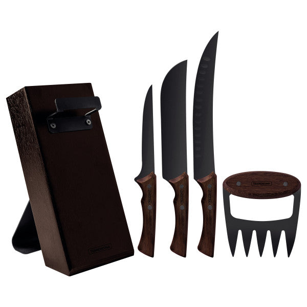 Tramontina Churrasco Black Barbecue Set 5 Piece - Cafe Supply