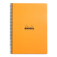 Rhodia Classic Notebook Spiral A4+ Grid Orange - Cafe Supply