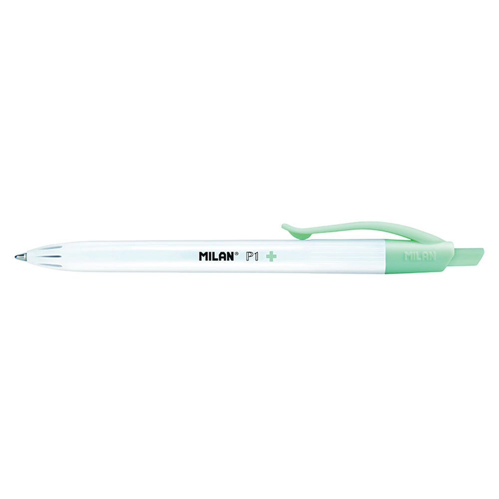 Milan P-1 Antibacterial Ballpoint Pens Blue Ink - Cafe Supply