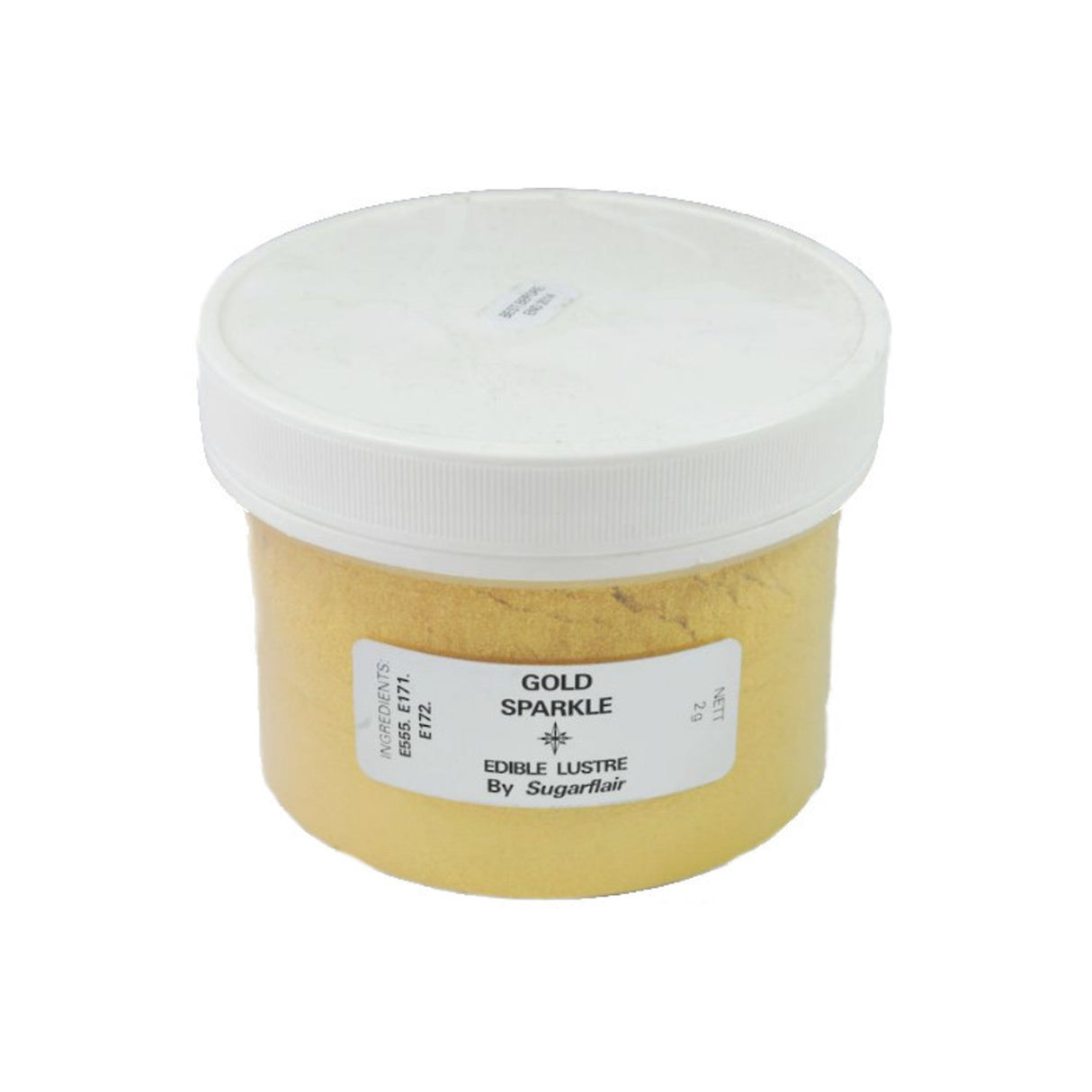 Sugarflair Edible Lustre Colour Gold Sparkle 100g - Cafe Supply