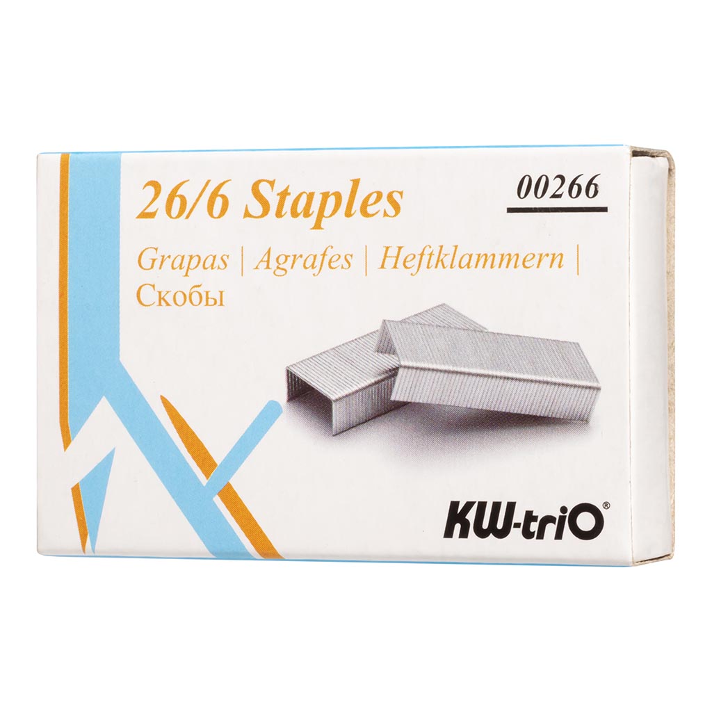 KW-triO Staples 26/6, Pack of 1000 - Cafe Supply