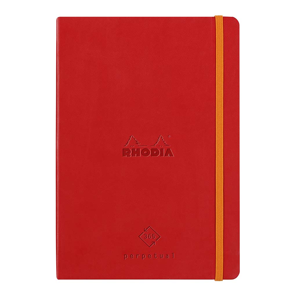 Rhodia Perpetual Diary A5 Poppy - Cafe Supply