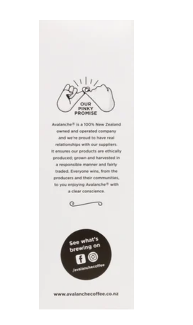 Avalanche 99% Sugar Free Flat White Coffee Sticks 10 x 14g - Cafe Supply