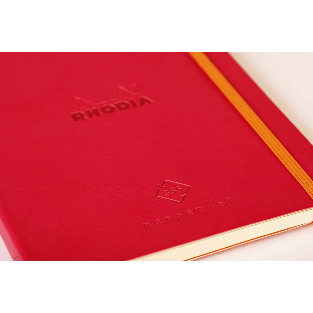 Rhodia Perpetual Diary A5 Poppy - Cafe Supply