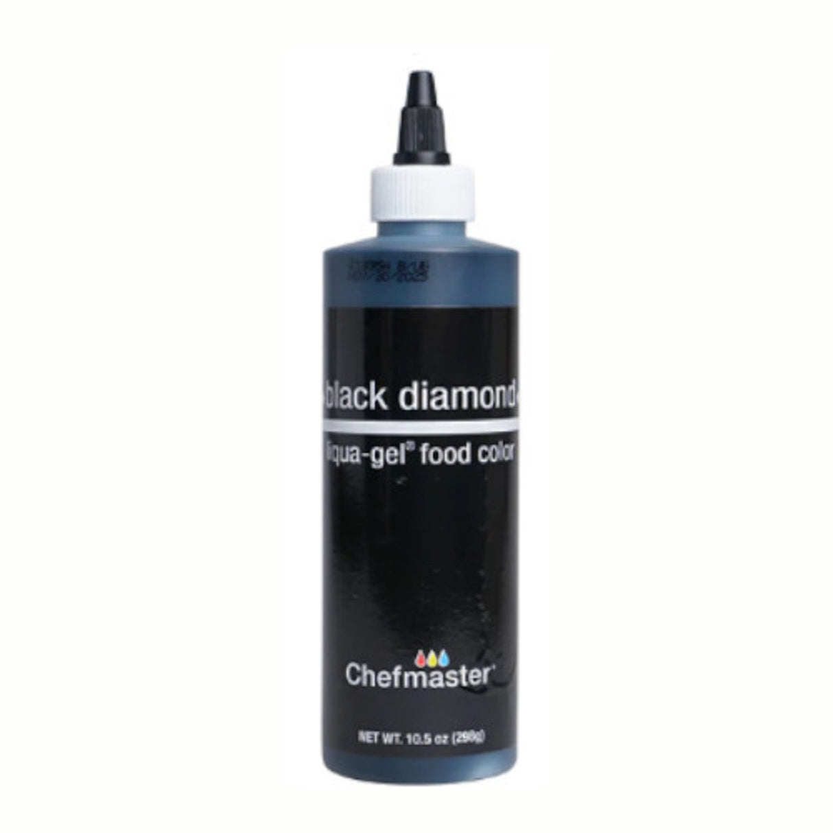 Chefmaster Liqua-Gel Colour Black Diamond 10.5oz - DELETED WHEN SOLD - Cafe Supply
