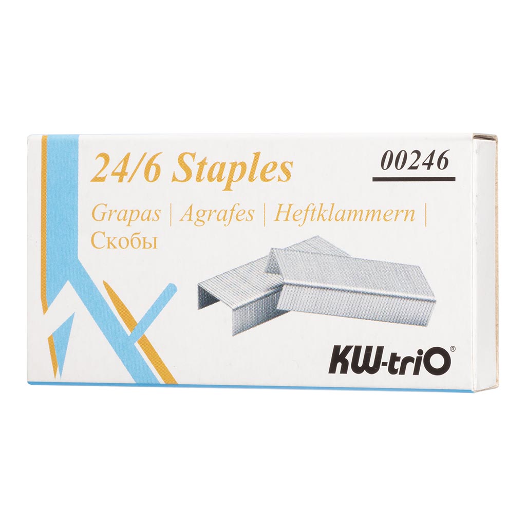 KW-triO Staples 24/6, Pack of 1000 - Cafe Supply