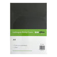 Icon Binding Covers A4 Black 250gsm, Pack of 20 - Cafe Supply