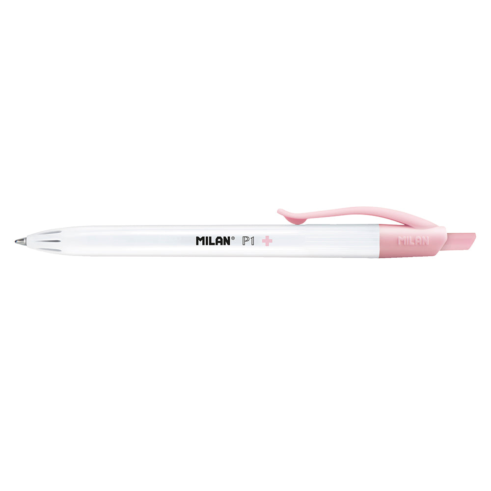 Milan P-1 Antibacterial Ballpoint Pens Red Ink - Cafe Supply